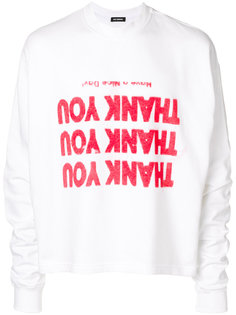 printed sweatshirt  Raf Simons