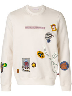 patch detail sweatshirt Walter Van Beirendonck