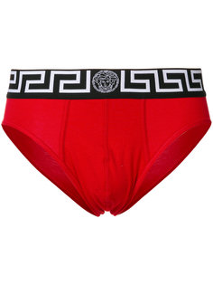трусы с греческим узором на поясе Versace