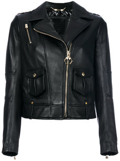 байкерская куртка Beak Street Philipp Plein