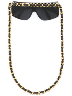 CHANEL Chain Sunglasses Eye Wear Chanel Vintage