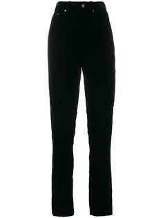 брюки с завышенной талией  Saint Laurent