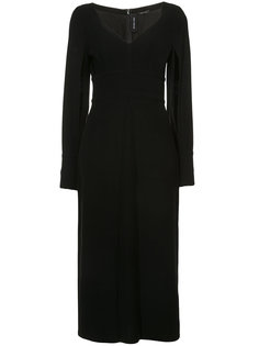 Crepe Midi Dress Yigal Azrouel