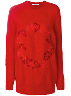 свитер с цветами Givenchy
