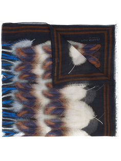Feather Blanket scarf Yigal Azrouel