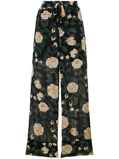 floral printed palazzo trousers Ganni