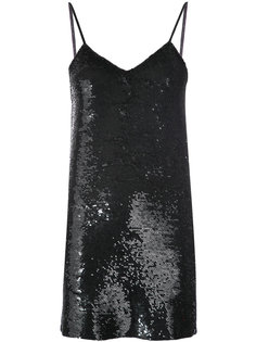 low back sequinned dress Ashish