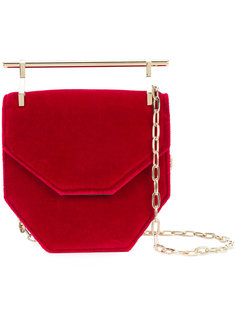 top-bar geometric shoulder bag M2malletier