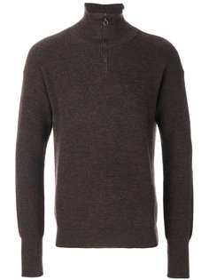 zip neck jumper Roberto Collina