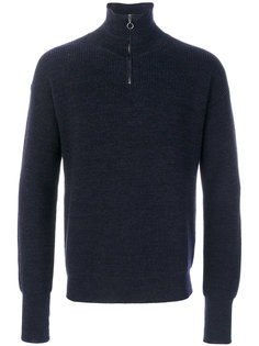 zip neck jumper Roberto Collina