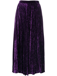 velvet midi skirt Yves Saint Laurent Vintage