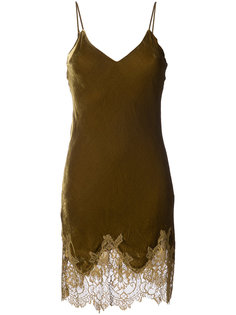 lace trimmed dress Gold Hawk