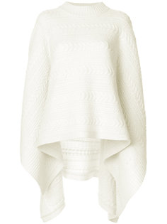 patterned poncho Michael Michael Kors