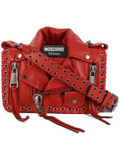 сумка в форме байкерской куртки Moschino