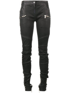 брюки с заниженной талией и шнуровкой  Balmain