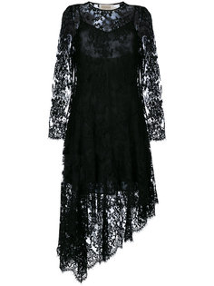 asymmetric lace dress Zimmermann