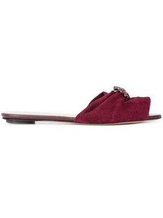 Mia gem embellished mules Oscar de la Renta