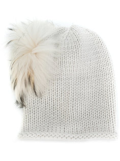 pompom trim hat Inverni