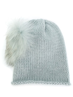 pompom trim hat Inverni