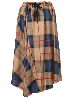 checked pleated skirt  Astraet