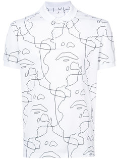 Siouxsie print polo shirt Neil Barrett