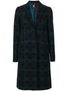 tartan button up coat Ps By Paul Smith