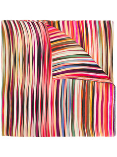 striped knit scarf Paul Smith