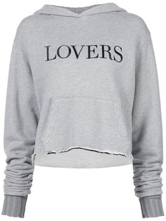 Lovers slogan hoodie Amiri