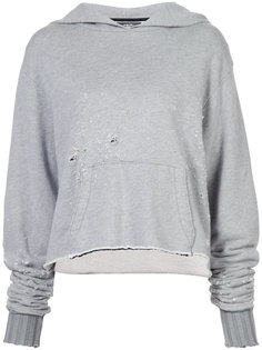 distressed hoodie Amiri