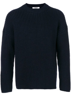 джемпер с круглым вырезом MSGM