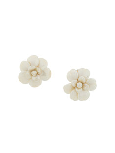 Camelia clip-on earrings Chanel Vintage