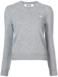 White Heart knit pullover  Comme Des Garçons Play