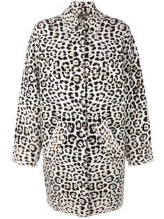 leopard pattern coat Michael Michael Kors