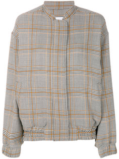 checked bomber jacket MSGM