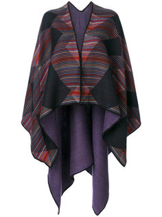 кейп в полоску с геометрическим узором Missoni