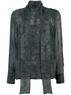 sheer fade effect blouse Akris