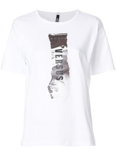 logo print T-shirt Versus