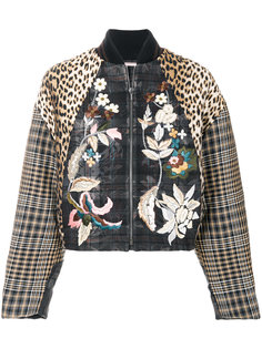 patchwork bomber jacket Antonio Marras