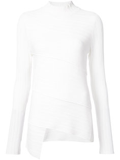 banded asymmetric turtleneck sweater Proenza Schouler