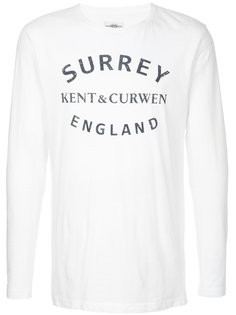 футболка с принтом Kent &amp; Curwen