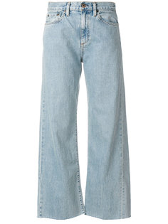 укороченные широкие джинсы Simon Miller