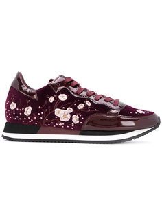 floral embroidered trainers Philippe Model