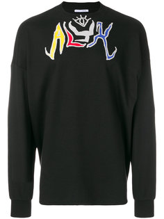 Graffiti logo print sweatshirt  Alyx