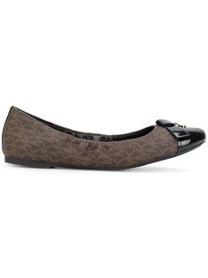 logo pattern ballerinas Michael Michael Kors