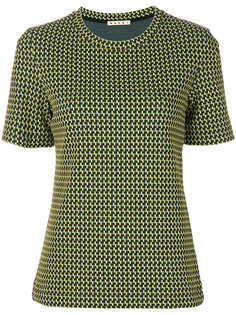 топ с узором Marni