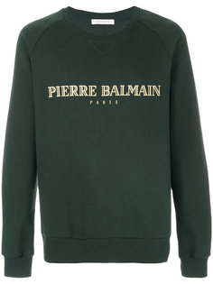 logo print sweatshirt Pierre Balmain