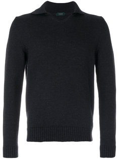 V-neck collar jumper Zanone