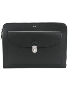 клатч с карманом спереди Tods Tod`S