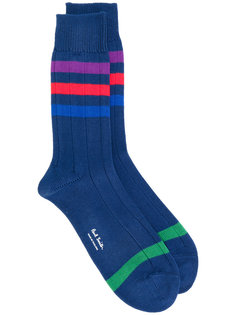 носки с полосками Paul Smith