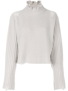 frill-turtle neck knitted top Golden Goose Deluxe Brand